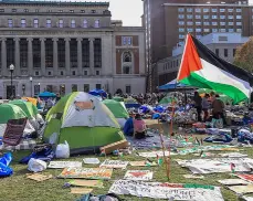 Too left for Kamala encampment at Columbia University