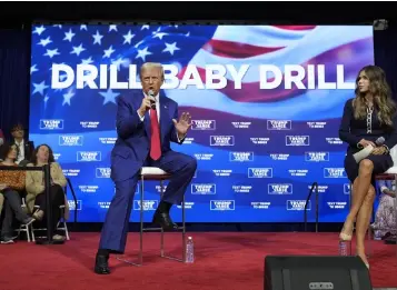 Trump, drilling, click for content